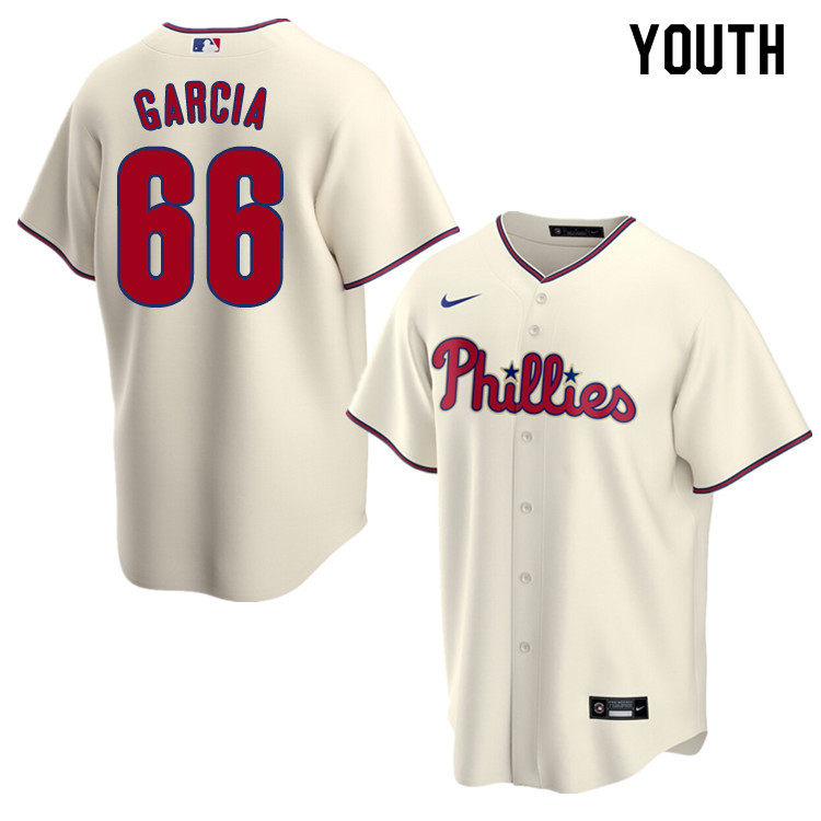 Nike Youth #66 Edgar Garcia Philadelphia Phillies Baseball Jerseys Sale-Cream